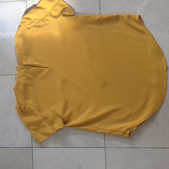 Mustard blouse from Ann Taylor - Picture 3 of 5
